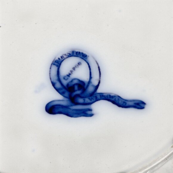 Wedgewood Ironstone Chapoo 9" Blue & White Decorative Plate - Picture 5 of 7